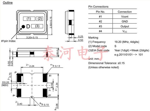1XTV26000MCA,DSA321SDN石英贴片晶振,KDS有源振荡器