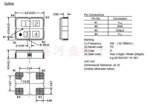 DSK321STD 32.768K CCT