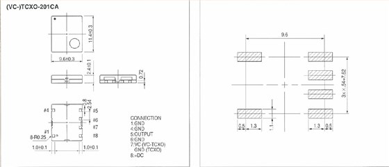 VC-TCXO-201CA 6P 11.4x9.6