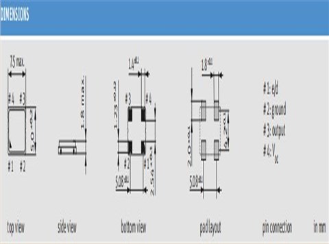 O 125.0-JO75-G-2.5-1-T1-LF|JAUCH|OSCILLATOR