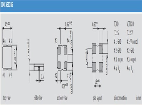 Jauch|O 36.0-JT22SV-D-K-2.8-1.5-LF|Oscillator Crystal