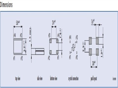 Jauch Crystal|Q 10.0-JXG53P4-12-30/50-T1-LF|TAIHETH