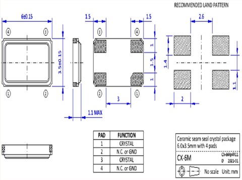 S6M27.1200F18M23-EXT|NKG Crystal|TAIHETH