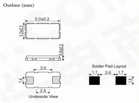 IQD晶振|4SMX|LFXTAL029659Reel|5032mm晶振