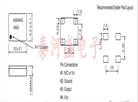 TC53A-20M000-CV015B,Fortiming晶振,5032温补晶振
