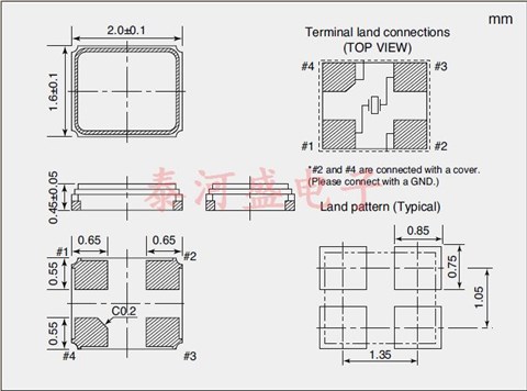 NX2016SA-24.000M-STD-CZS-3,NDK无源贴片晶振,车规晶振