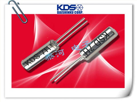 1TC125DFNS019,DT-38谐振器,32.768KHz圆柱晶振