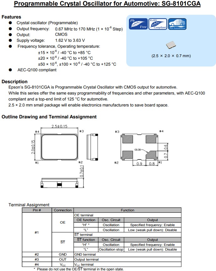 SG-8101CGA