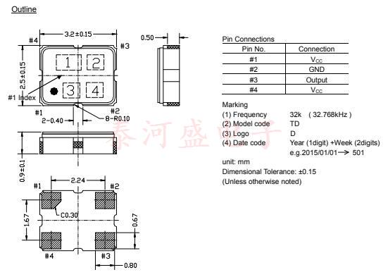 DSK321STD 32.768K CCT