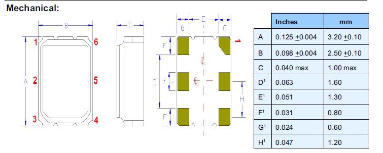 pe44fg 3.3v 3225 CMOS