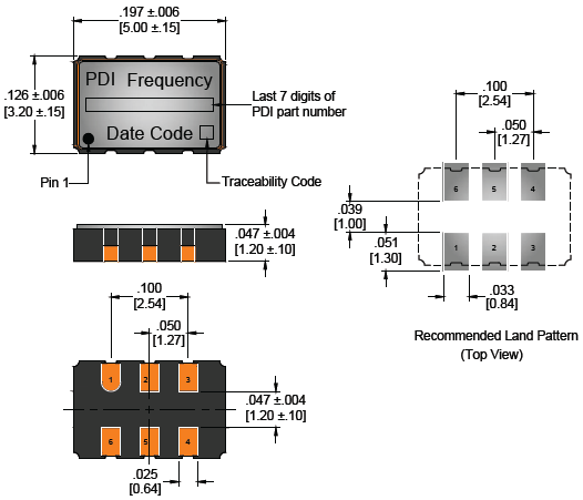 LV5 5032 OSC LVDS