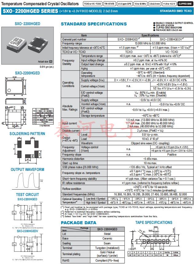 SXO-2200HGED -1