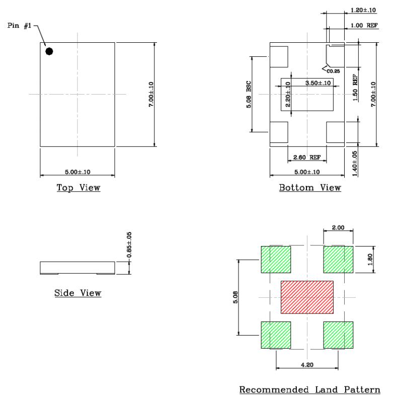 DSC1001AI2-050.0000,7050mm,50MHz,Microchip安防晶振