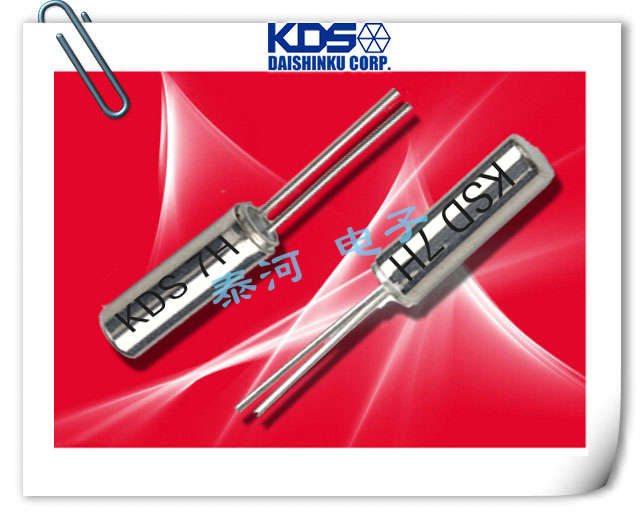 1TC125DFNS019,DT-38谐振器,32.768KHz圆柱晶振